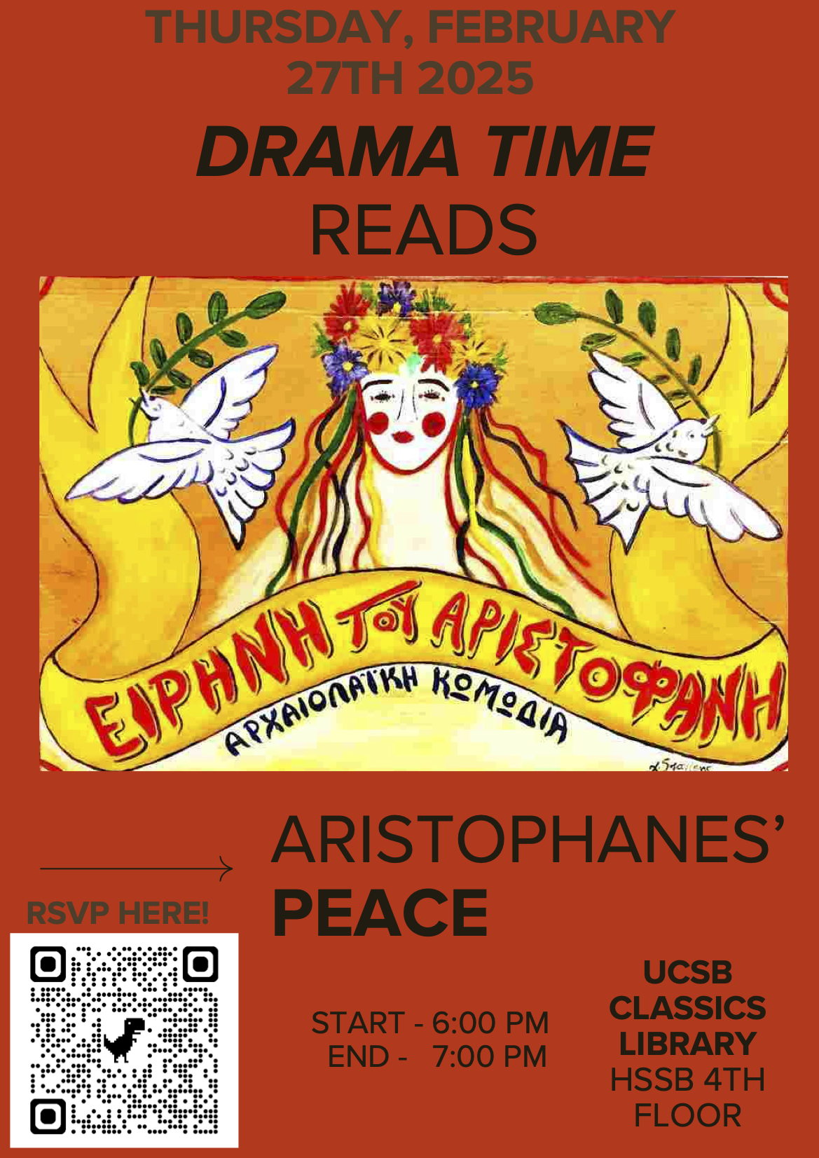 DramaTime Reading Group: Aristophanes' "Peace"